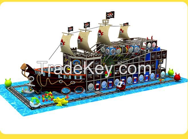 Commercial grade kids outdoor pirate ship pirate ship,indoor playground for sale