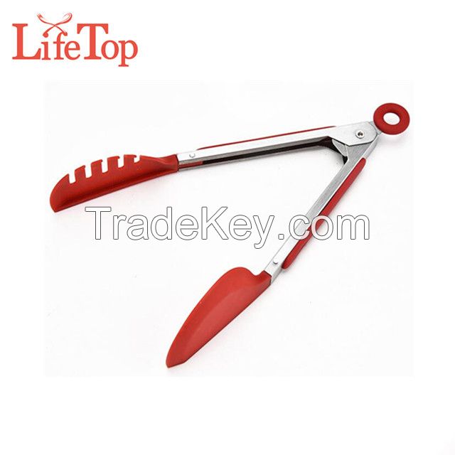Best selling newfangled BAP free silicone food tong for cooking