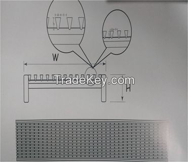 Pool,floor and shower drain grating with wedge wire grate