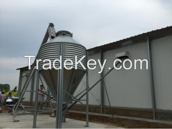 Broiler chicken houseand rearing equipment system