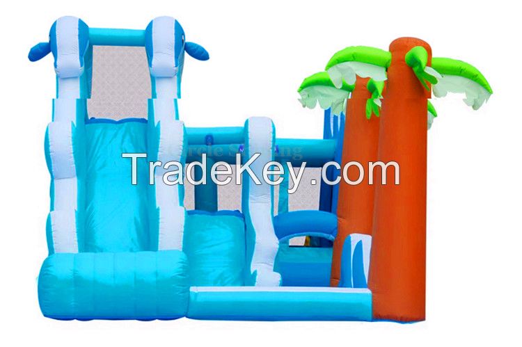 Inflatable Slide and Obstacle Combo