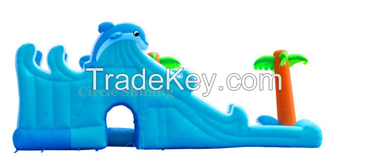 Inflatable Slide and Obstacle Combo