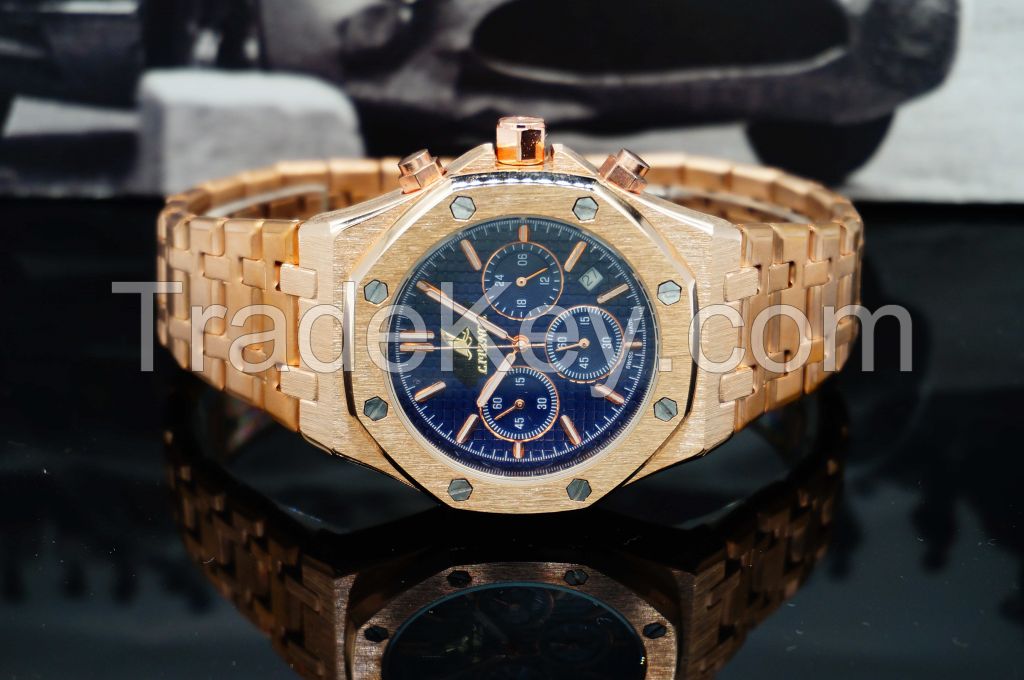 Gold watch, High Quality Brand Design Lowest Price Fashion From China supplier Wristwatch