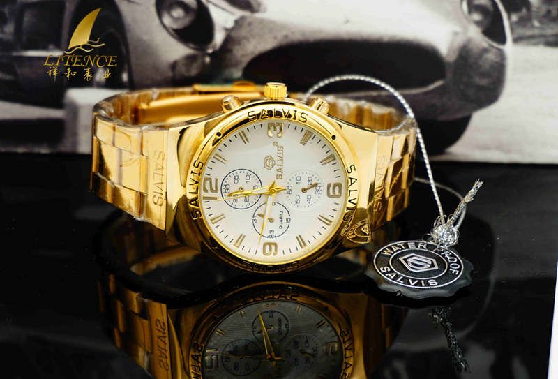 Gold watch, High Quality Brand Design Mens watch Fashion From China supplier Wristwatch