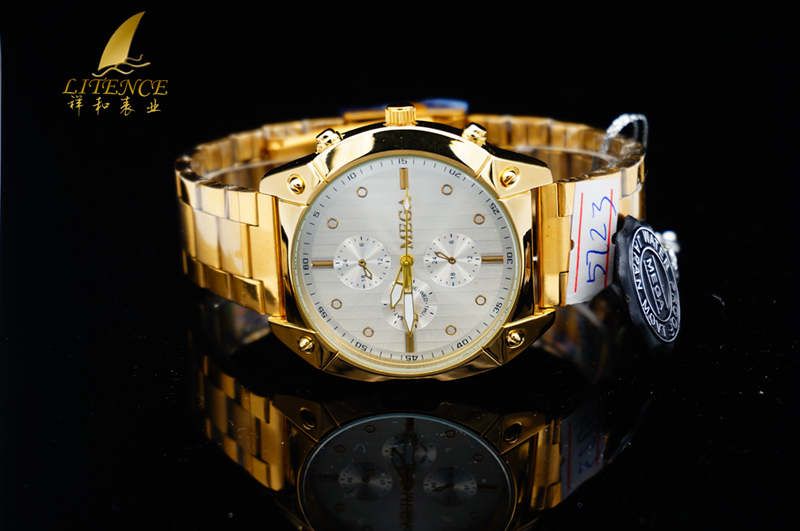 Gold watch, High Quality Brand Design Mens watch Fashion From China supplier Wristwatch