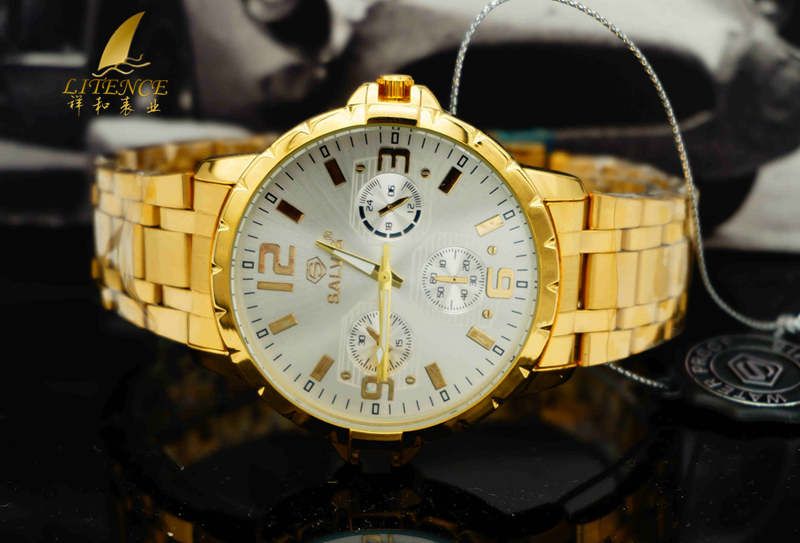 Gold watch, High Quality Brand Design Mens watch Fashion From China supplier Wristwatch