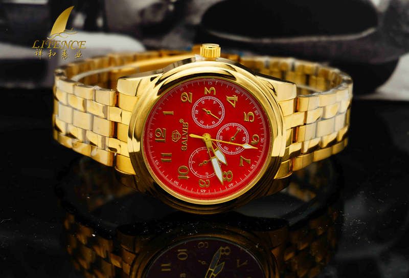 Gold watch High Quality Brand Design Mens watch Fashion From