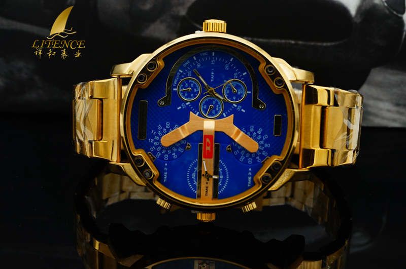 Gold watch, High Quality Brand Design Mens watch Fashion From China supplier Wristwatch