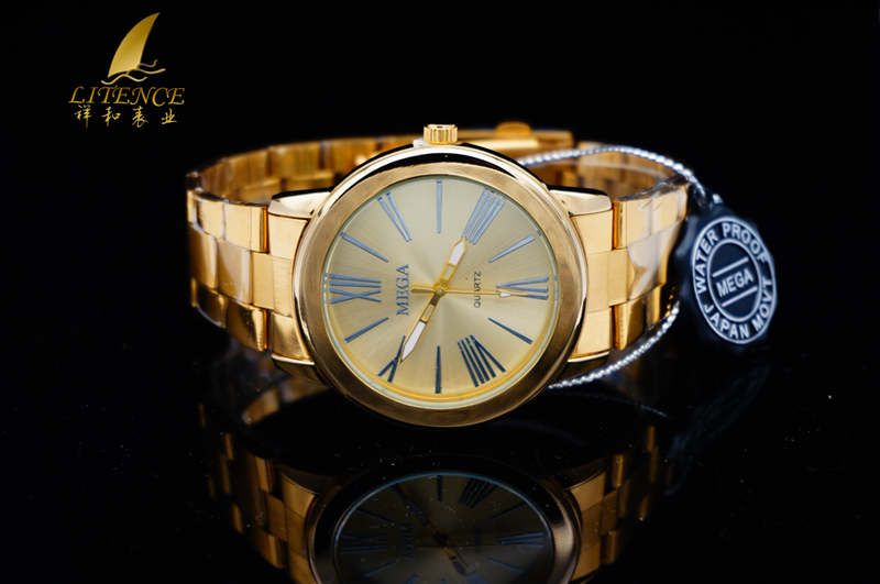 Gold watch, High Quality Brand Design Mens watch Fashion From China supplier Wristwatch