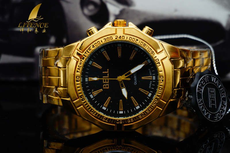 Gold watch, High Quality Brand Design Mens watch Fashion From China supplier Wristwatch