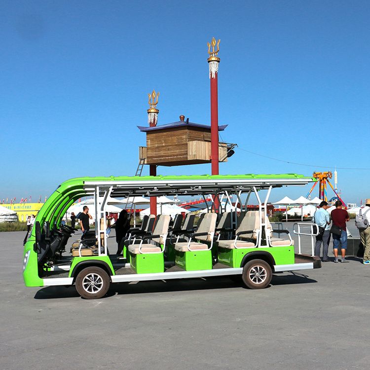 Electric sightseeing shuttle bus 14 seats