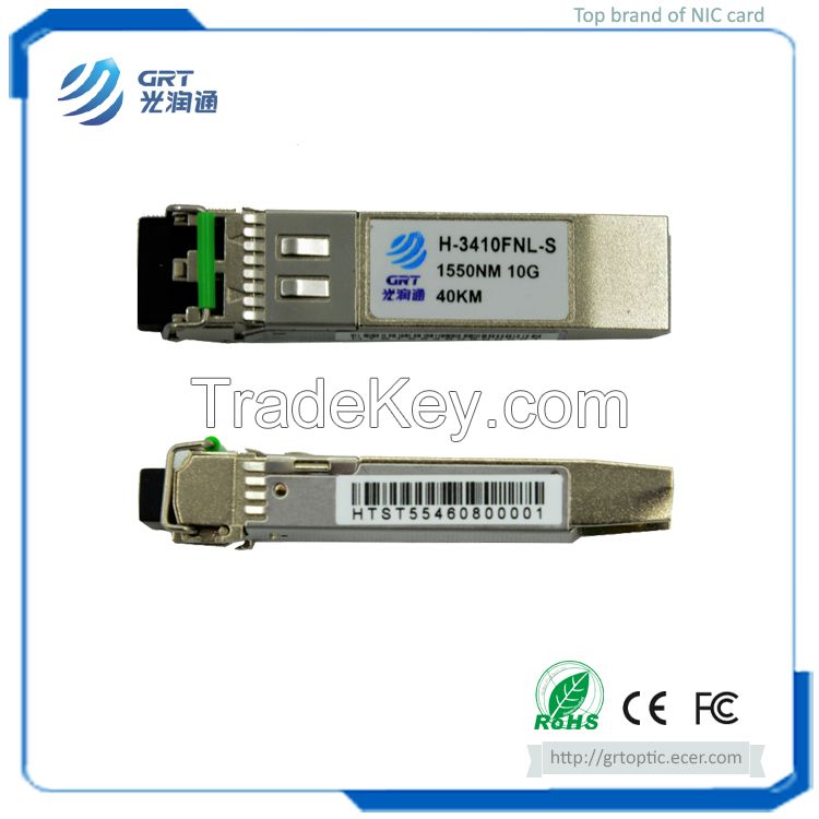 H-3410FNL-S 10G 40km 1550nm SFP+ commercial level Optical Transceiver compatible with HP Extreme