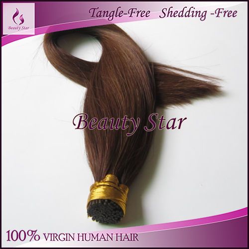 Stick Tip Hair Extension 4#, 100% Remy Human Hair