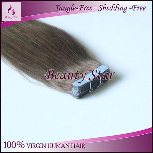 Tape Hair Extension, 8#, 100% Natural Human Hair