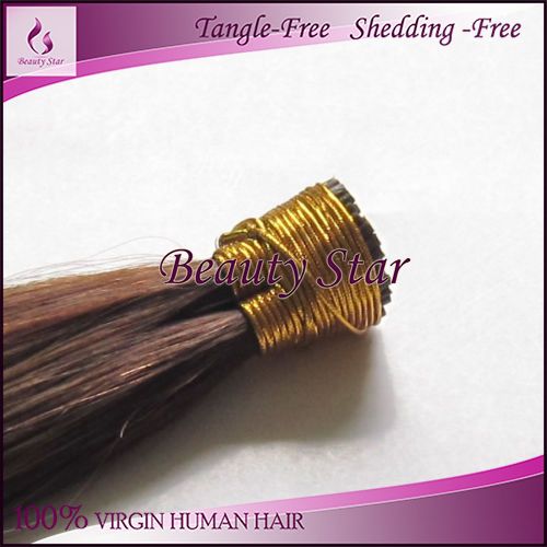 Stick Tip Hair Extension 4#, 100% Remy Human Hair