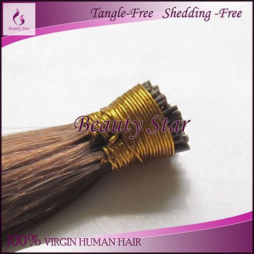 Stick Tip Hair Extension 6#, 100% Remy Human Hair