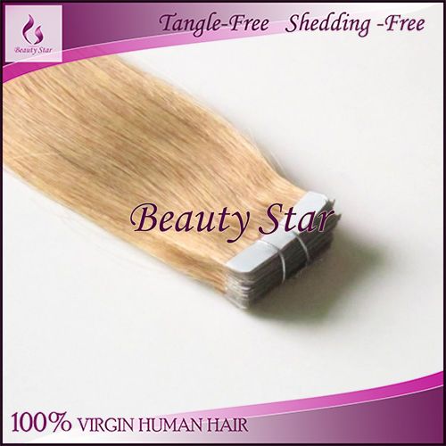 Tape Hair Extension, 16#, 100% Natural Human Hair