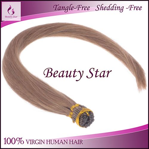 Pre bonded Hair Extension 12#, 100% Remy Human Hair