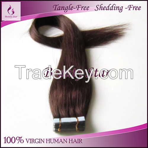 Tape Hair Extension, 2#, 100% Natural Human Hair