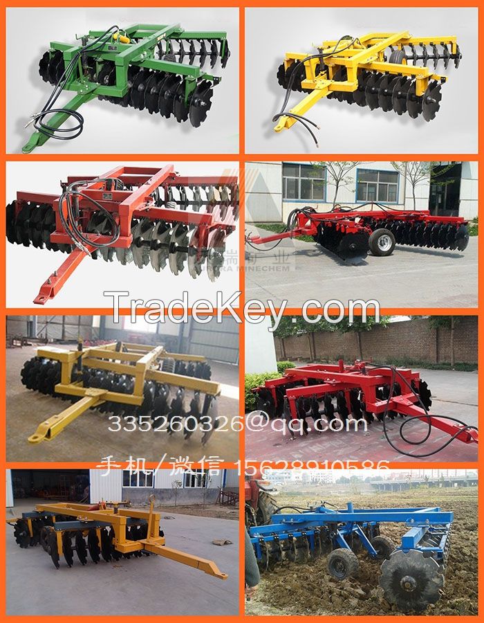 disc harrow and disc harrow part in cultivator for farm machinery