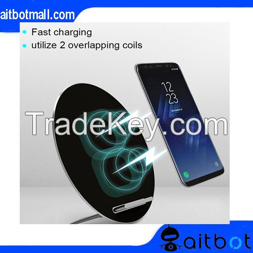 QI wireless charger, Fast wireless charger for iphone 8 iphone x samsung galaxy smart phone