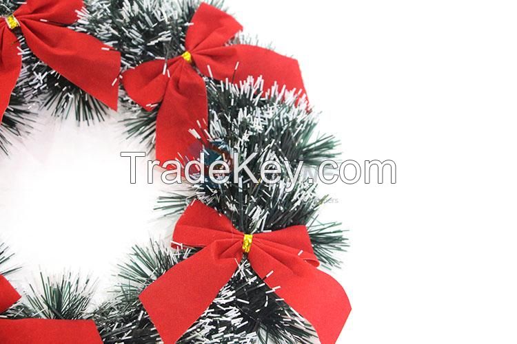 Wholesale Supplies Christmas Garland with Bowknot  
