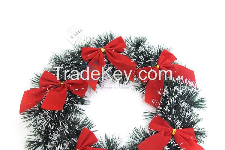 Wholesale Supplies Christmas Garland with Bowknot  