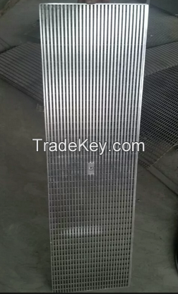 Wedge wire   filter screen panel