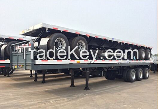 20ft 40ft container trailer 3 axle Flatbed semi trailer for sale