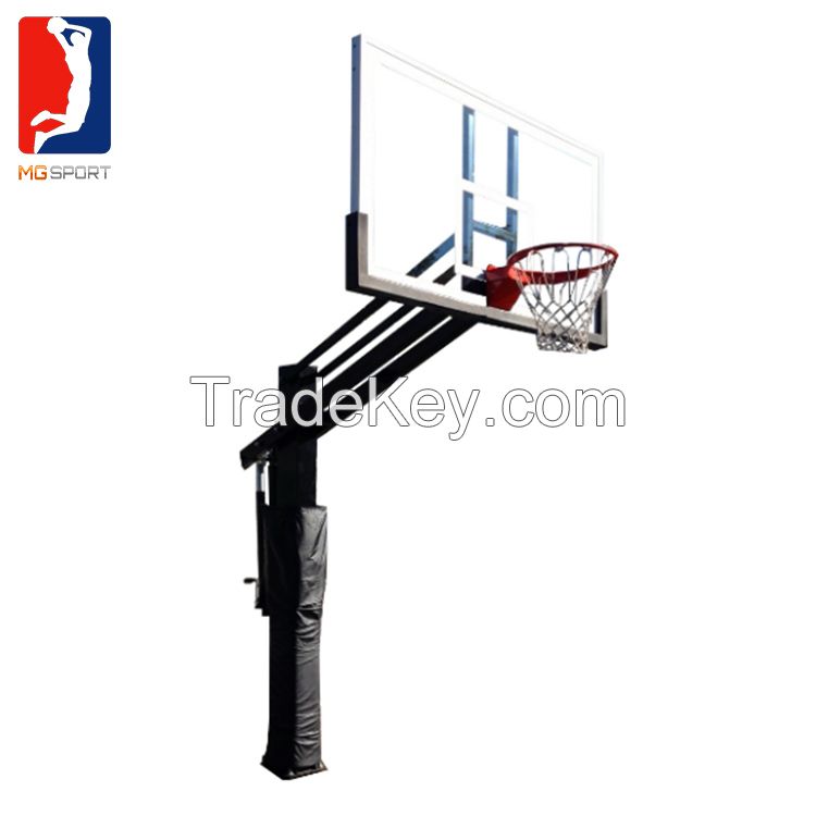 Inground adjustable basketball hoop basketball goal supplier