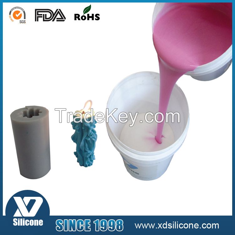 Liquid silicone rubber for making molds for craft soap