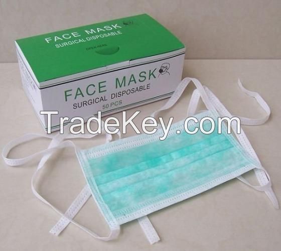 Original 3 Ply Disposable Nonwoven Surgical Medical Face Mask