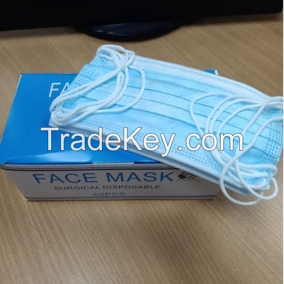 High Quality Disposable Dental 3 Ply Face Mask/Surgical Face Mask/Medical Dental Face Mask