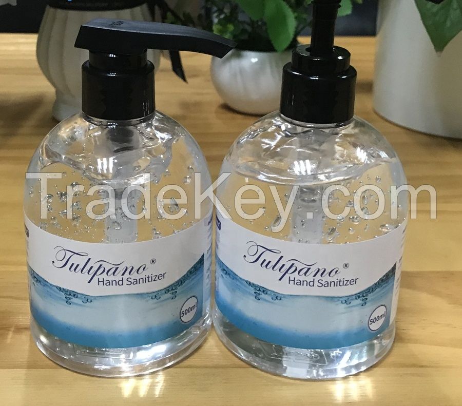 Private Label OEM Bottle Instant 75% Alcohol Skin Waterless Alcohol Hand Sanitizer Gel