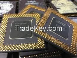 CPU Ceramic Processor Scrap with Gold Pins