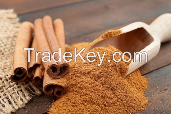 CINNAMON / CASSIA POWDER & CINNAMON BROKEN and CUTTING STICK