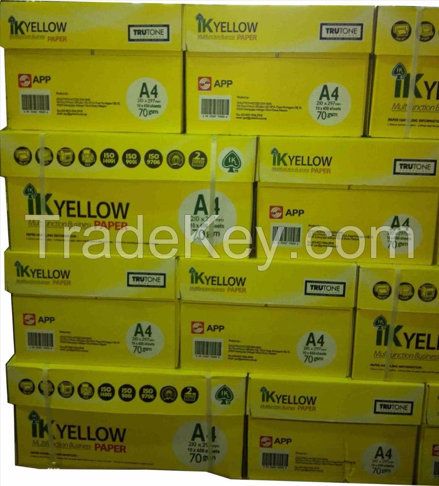 IK Yellow Copy Paper 70gsm