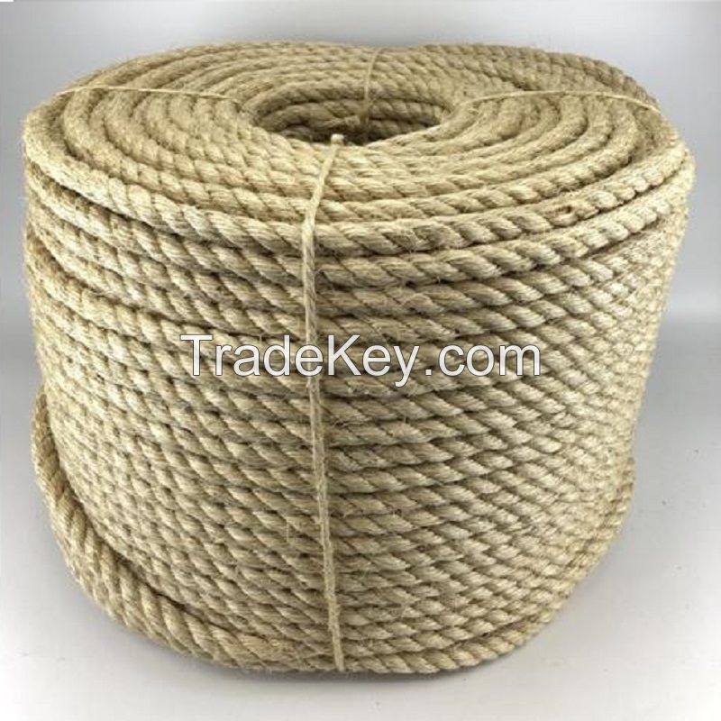 100% Raw Natural Sisal Fiber, Rope