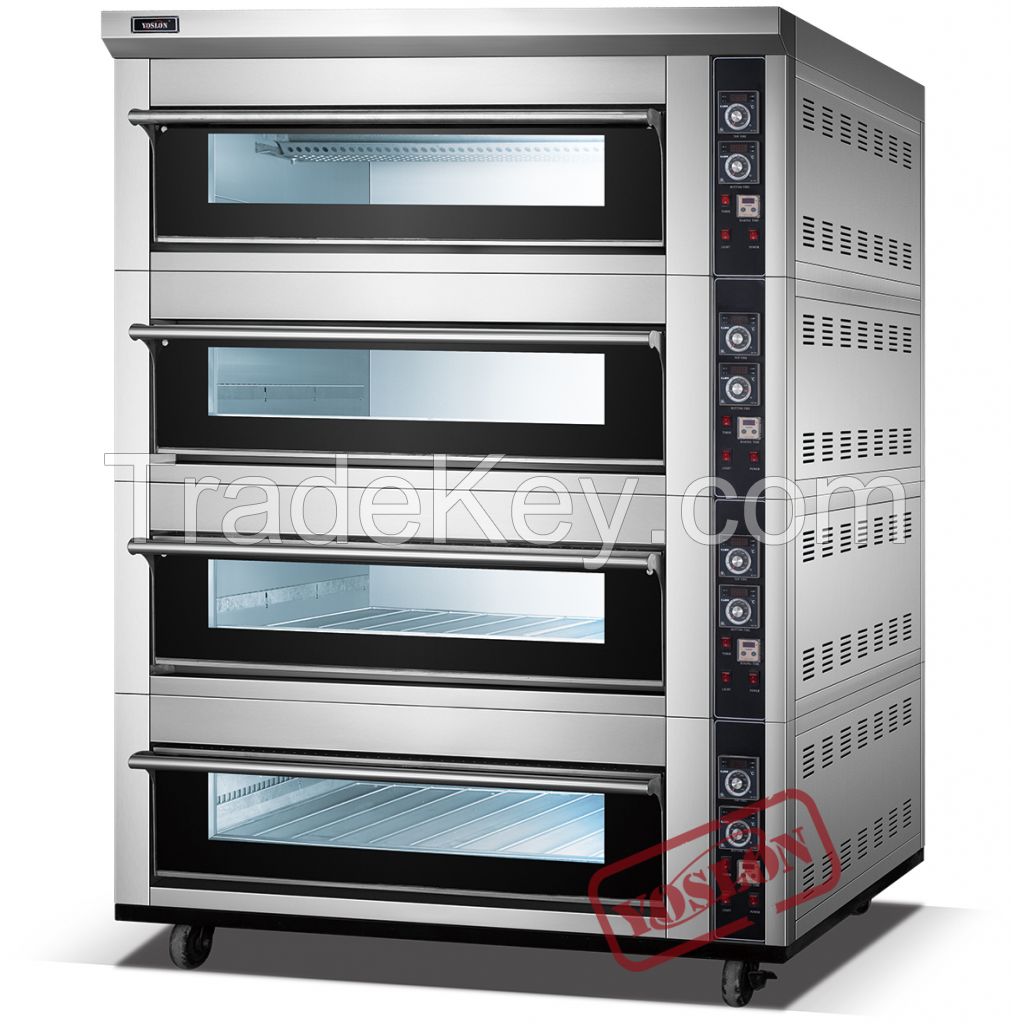 High temperature double deck oven/rotating deck ovens for sale