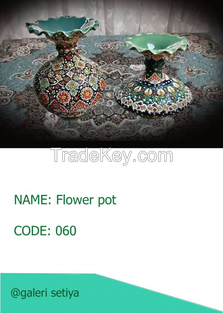 Enamel pottery 