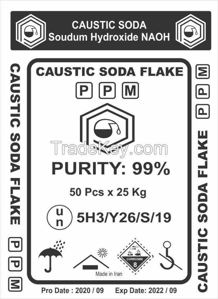 Caustic soda flakes 98%-99% 