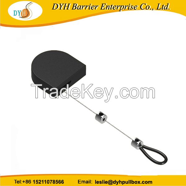 security tether, display anti-shoplifting pull box, retractable cable reel, tool lanyard