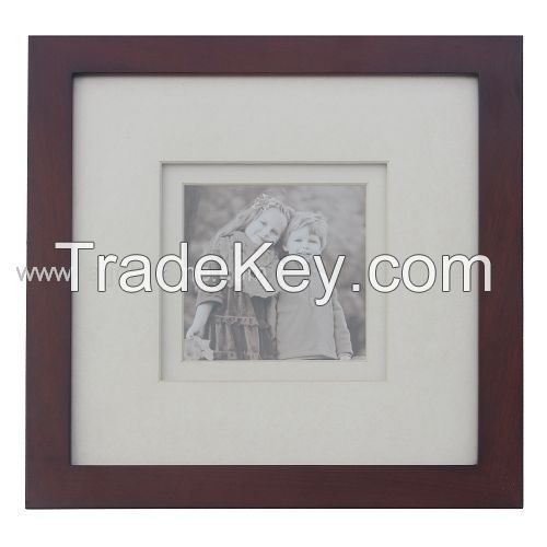 Classic Flat-Face Wooden Photo Frame