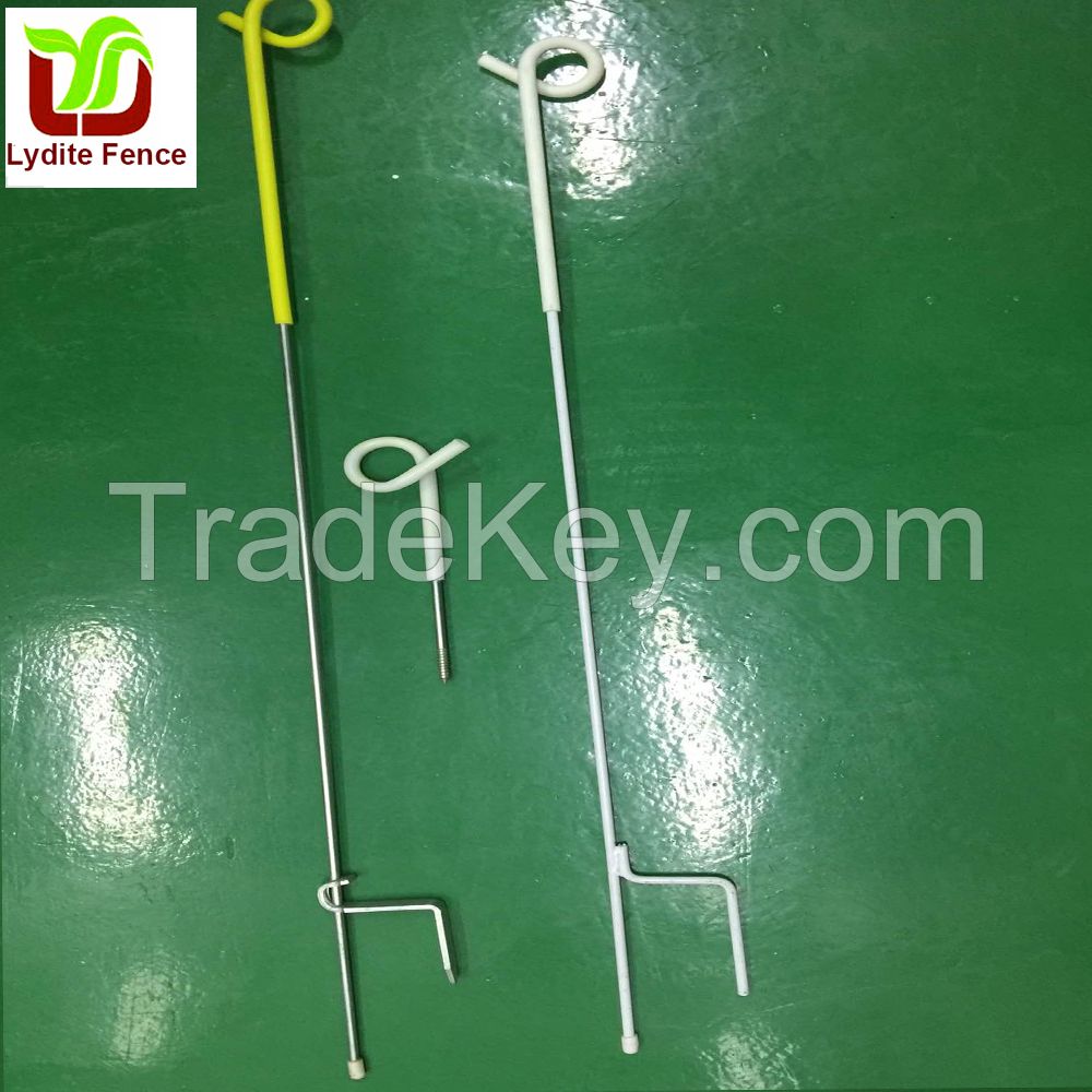 Lydite Metal Spring Steel Post Electric Fence Post Spring Steel Pigtail Post For Electric Fencing