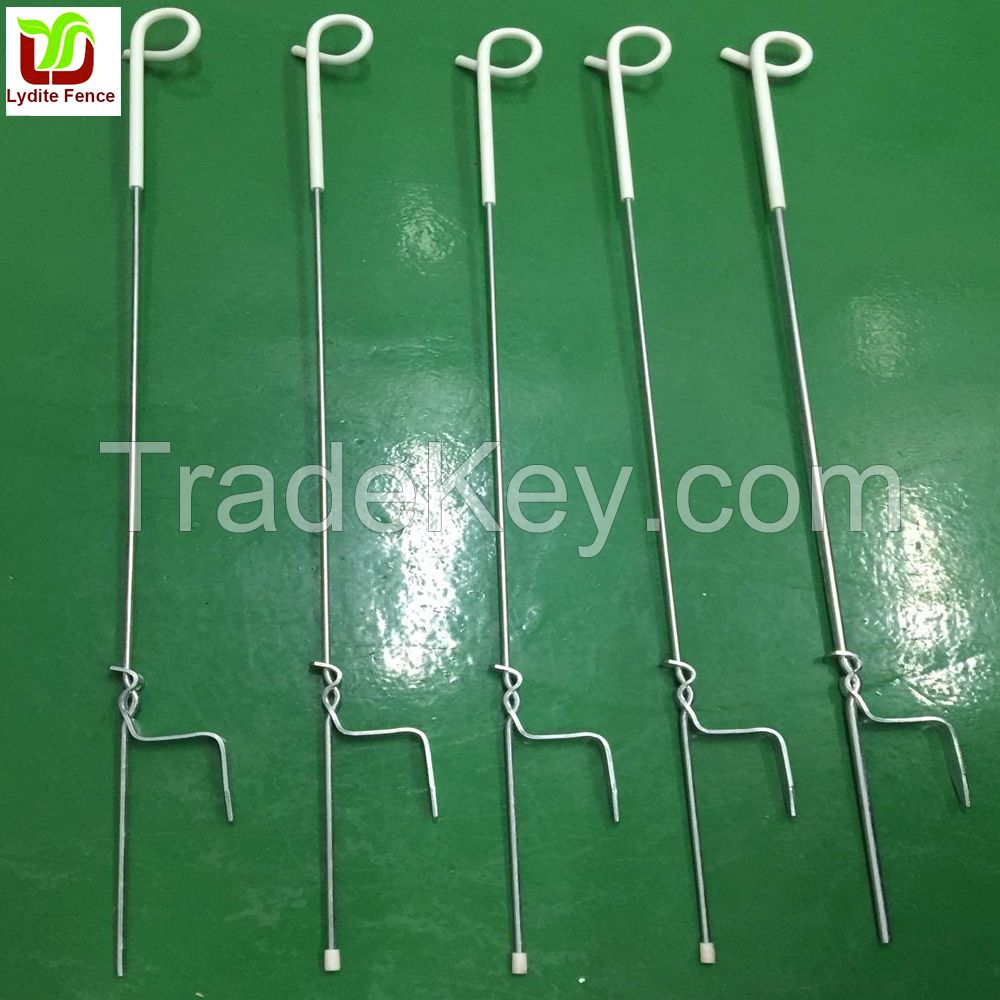 Lydite Metal Spring Steel Post Electric Fence Post Spring Steel Pigtail Post For Electric Fencing