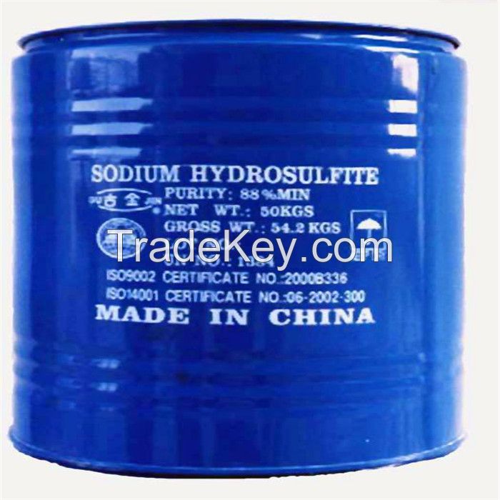 Low and None dust Sodium hydrosulfite 85% 88% 90% 