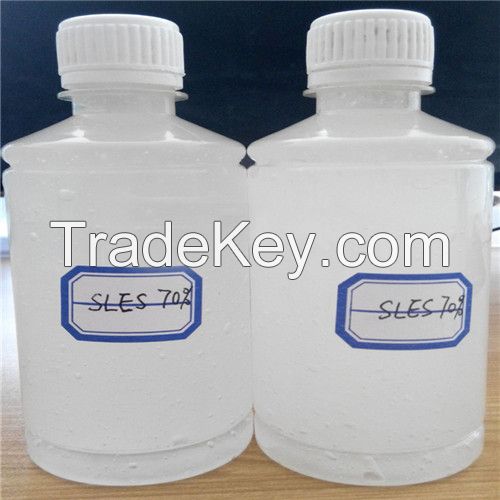 Daily Chemicals Detergent Raw Material SLES N70 Sodium Lauryl Ether Sulfate