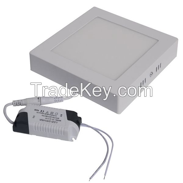24W square surface mounted isolated led panel light