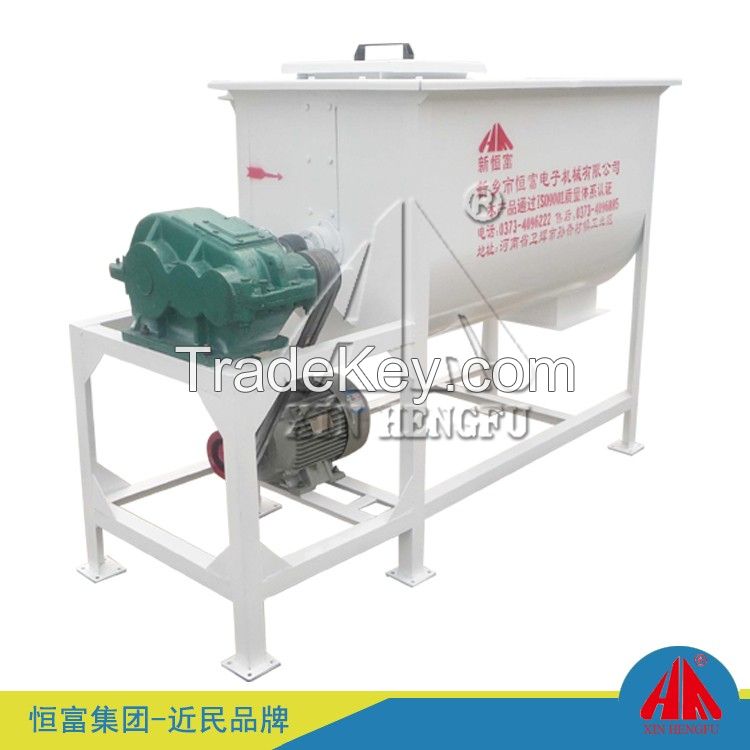 horizontal single shaft screw feed mixer for poultry