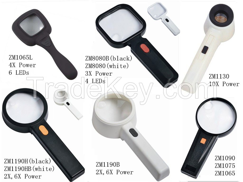 LED Illuminated Reading Handheld Magnifier